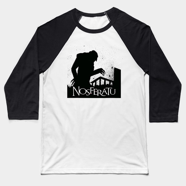 Nosferatu Baseball T-Shirt by tonyleone